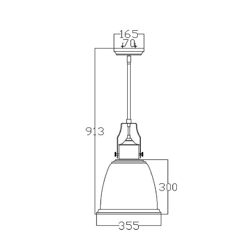 Lampada a sospensione Hobson Feiss nichel satinato E27