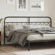 Testiera di Ricambio in Metallo Nero 200 cm 377155