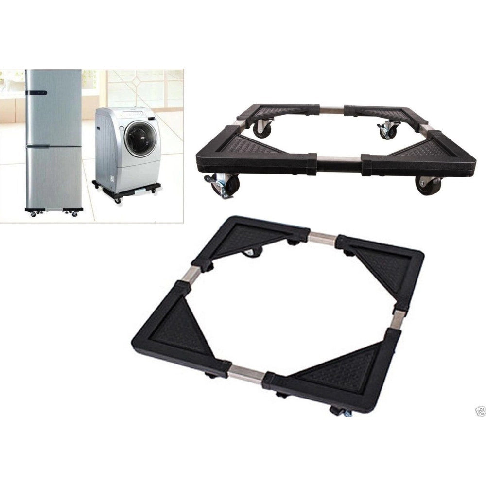 Trade Shop - Base Supporto Per Frigo Frigorifero Lavatrice Con Ruote Piastra Piccola -