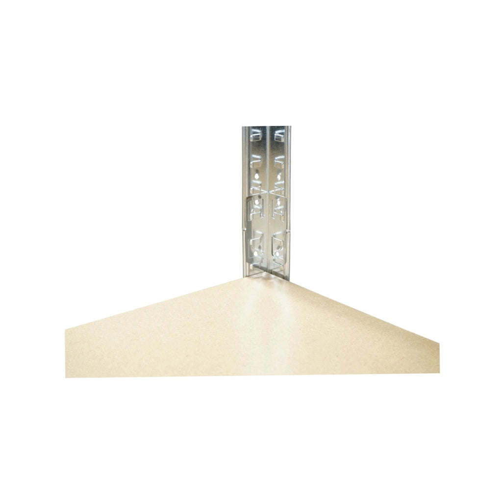 Scaffale in metallo con 5 ripiani in MDF, 180x100x60 cm, 175 kg/ripiano, montaggio senza viti, zincato