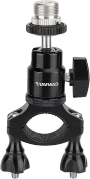 Sostegno per microfono con vite 5/8" e testa a sfera regolabile, diametro 18 mm - 32 mm