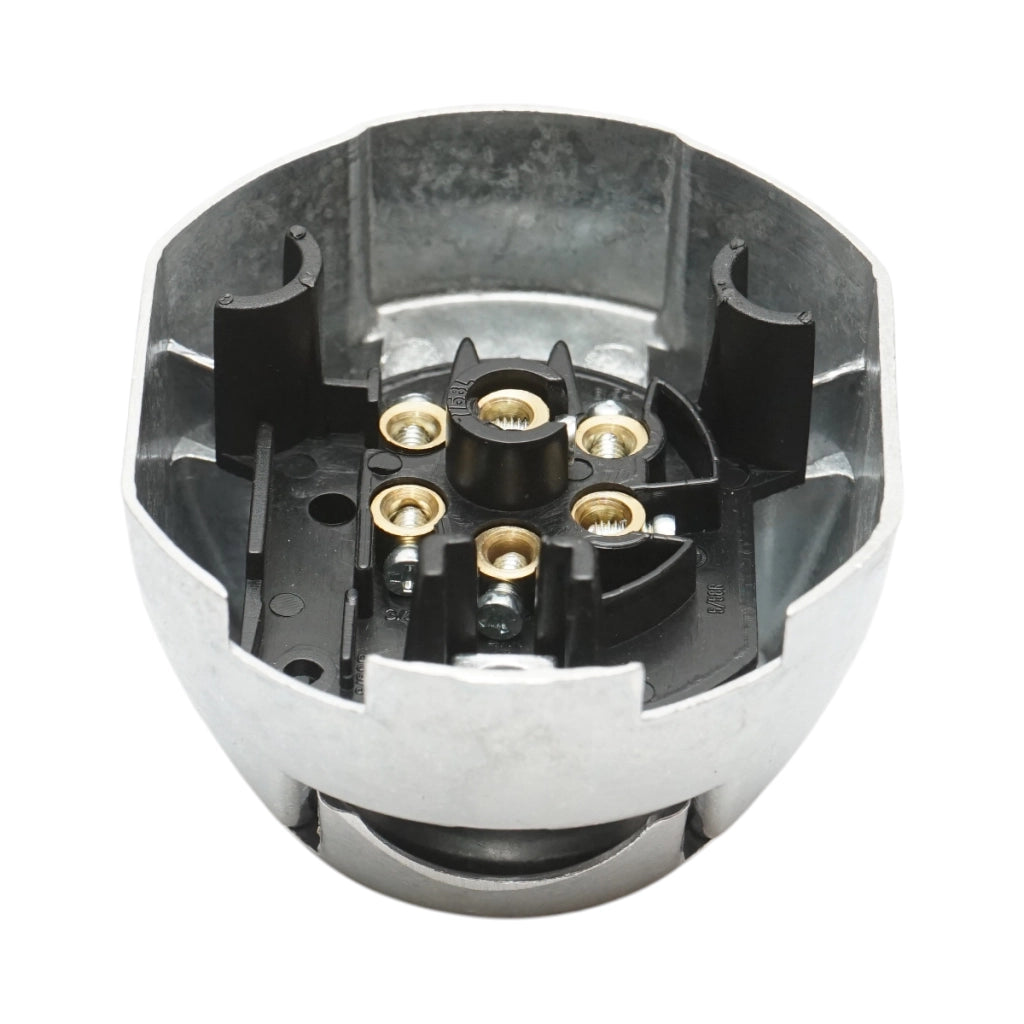 Presa per rimorchio in alluminio a 7 pin 6V/12V codice OEM TM3000B Breckner Germany