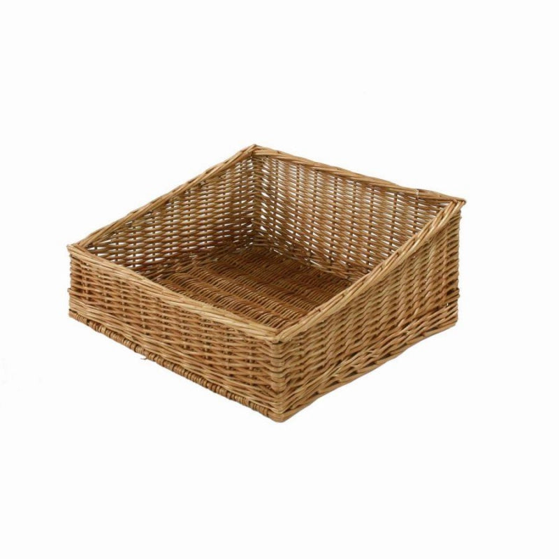 Cesta espositore vimini media cm 45x45h21/12