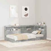 Testata contenitore Grigio cemento 90 cm Legno multistrato 3335520