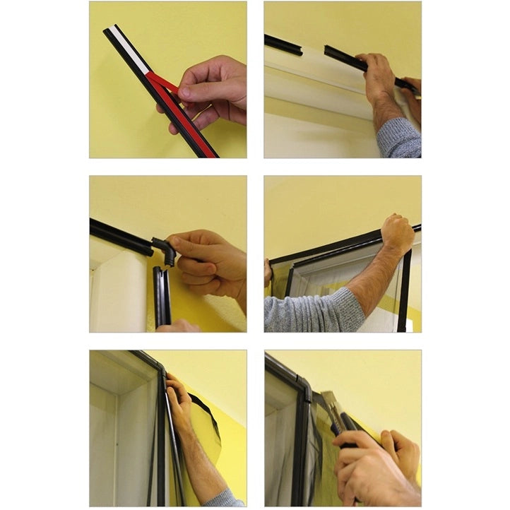 ZANZARIERA MAGNETIX PLUS 150XH250CM PVC BIANCO