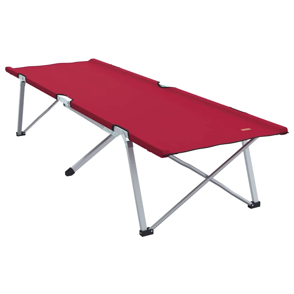Letto da campeggio pieghevole 2 pcs Rosso 194 x 62,5 x 42,5 cm 42003124