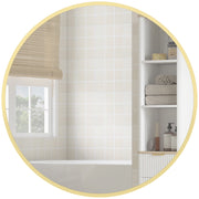 Specchio da parete ¨C Xylo ¨C Oro 61x61 cm