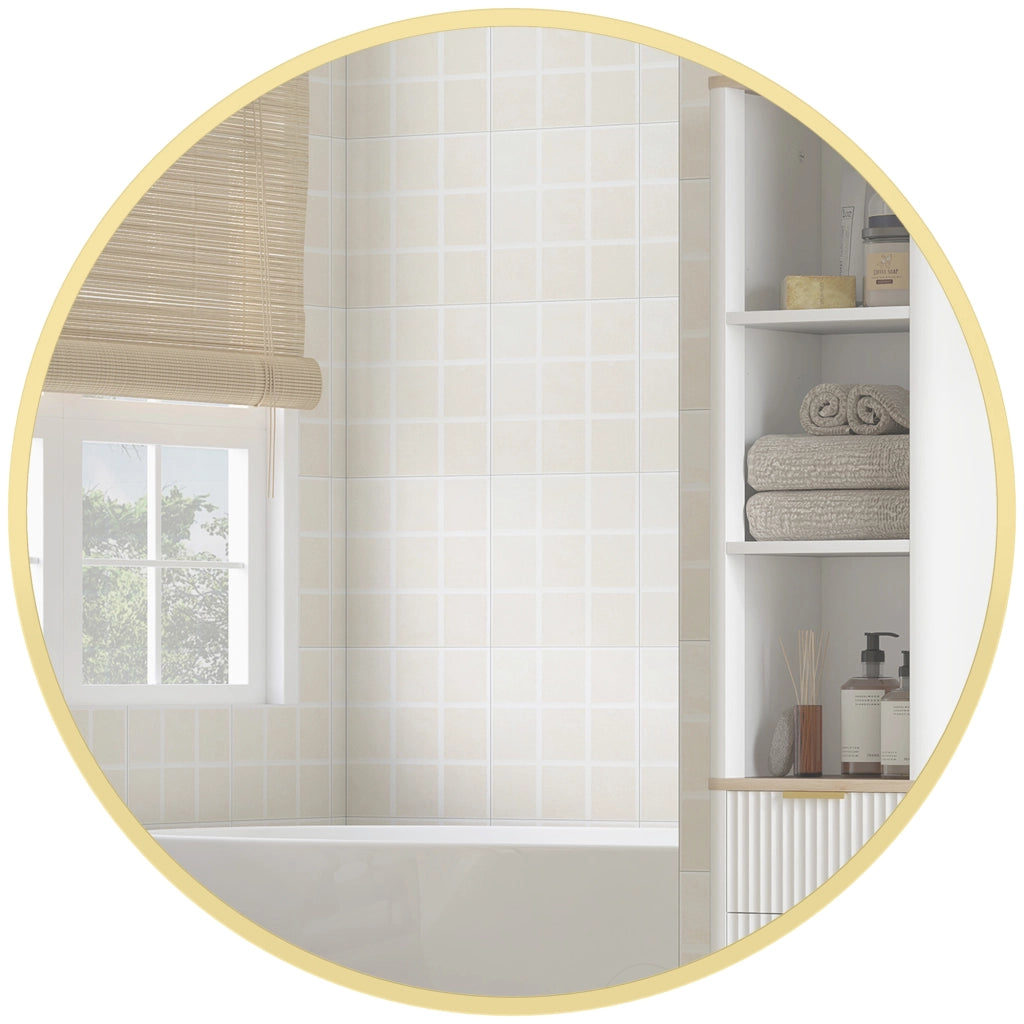 Specchio da parete ¨C Xylo ¨C Oro 61x61 cm