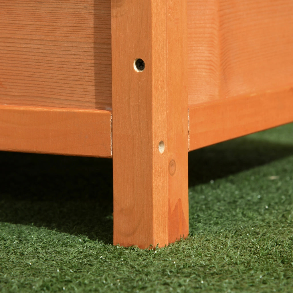 Casetta per Cani ¨C zephmum ¨C Legno, Giallo, 82x58x58 cm