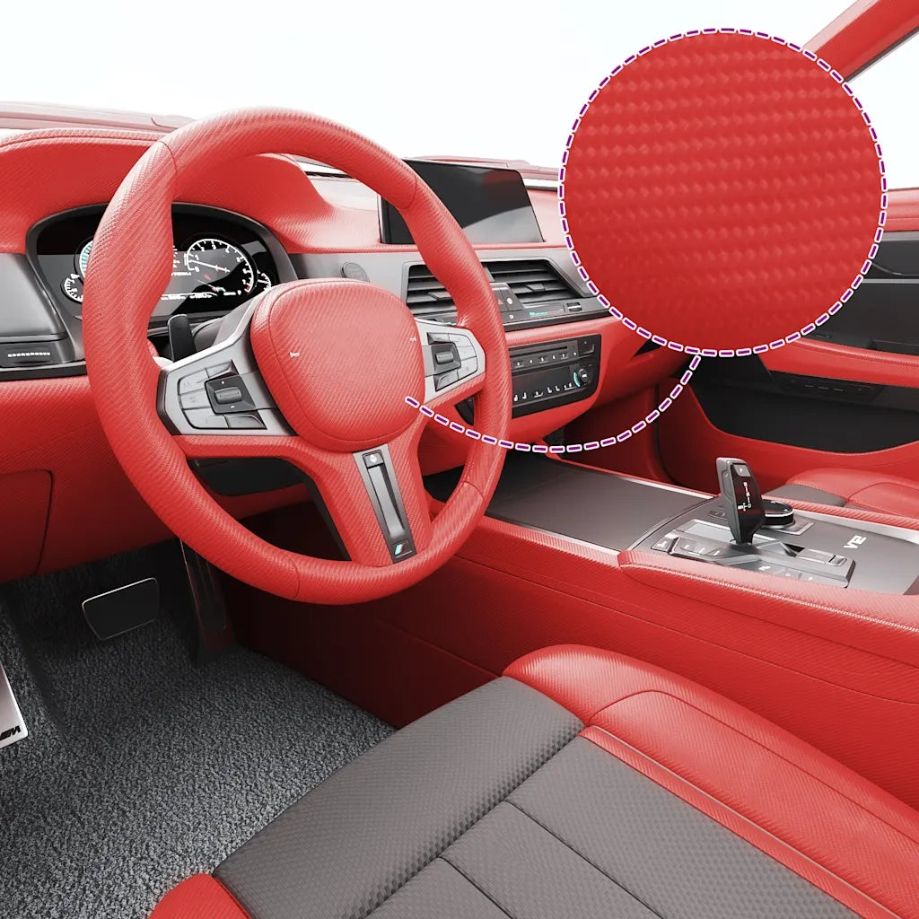Pellicola per Auto 4D Rossa 100x150 cm CFW3850743
