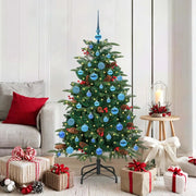Albero di Natale artificiale con 150 LED Verde 150 cm 3395548