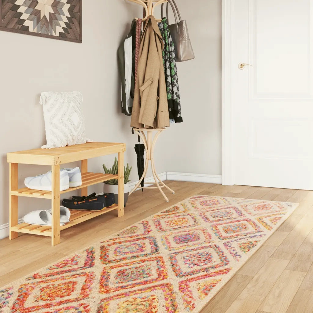 Tappeto Lavabile Multicolore 80x300 cm 136586