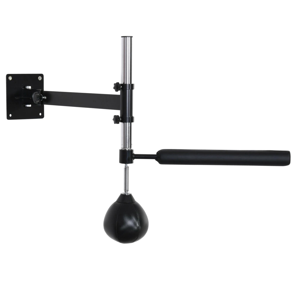 Struttura per Boxe con Speedball ¨C Xylo ¨C Palo Riflessi Rotante Regolabile Pieghevole Acciaio 79x72x20cm