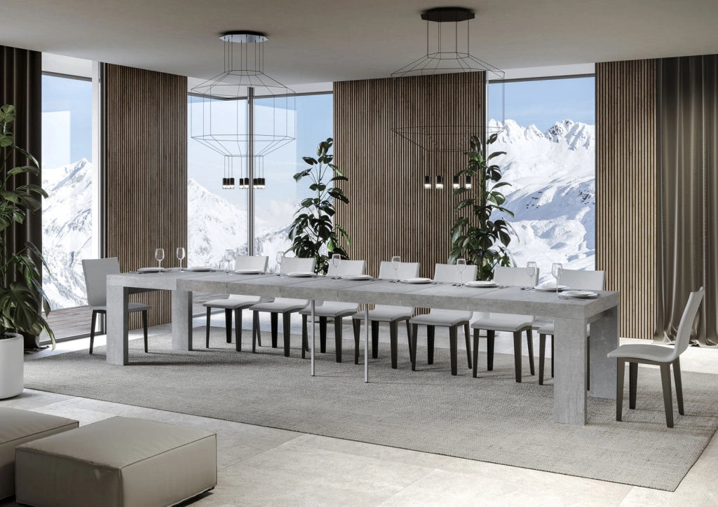 Tavolo Allungabile 180/440x90x77 cm Roxell Premium Cemento
