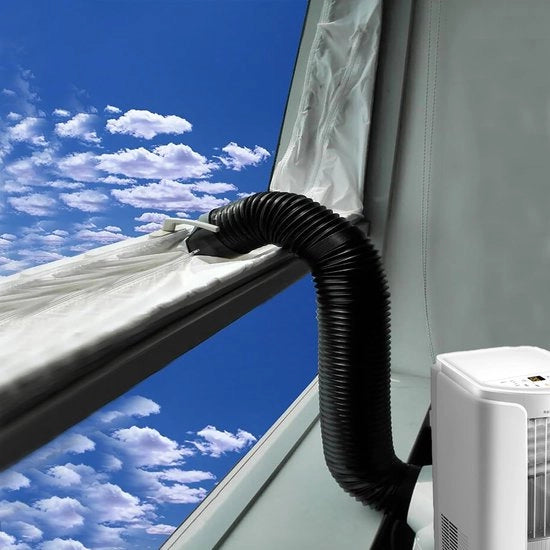 Drenaggio laterale per climatizzatori mobili - soluzione impermeabile - 400 cm - colore bianco - versatile