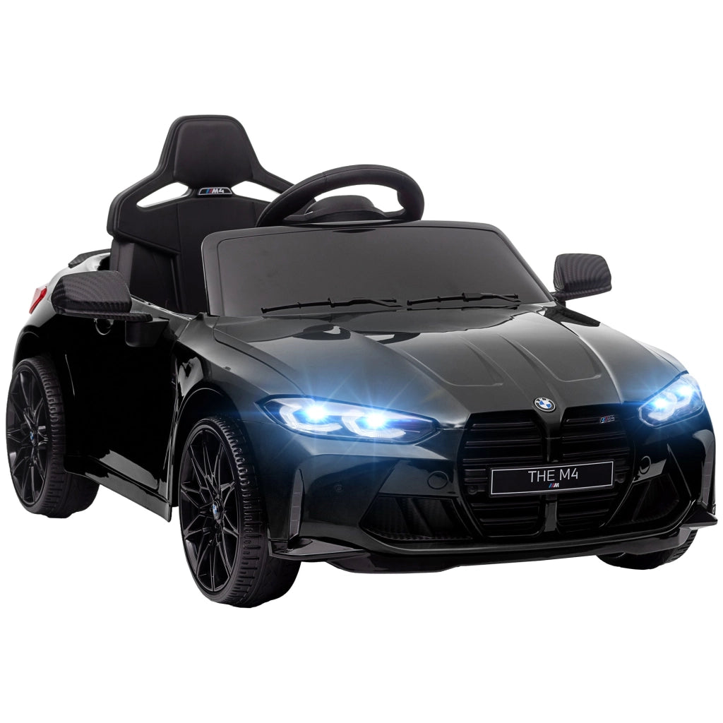 Macchina Elettrica per Bambini Licenza BMW M4 con Telecomando Nero