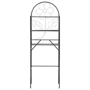 Scaffale da Bagno Nero 60x33x174 cm 246722