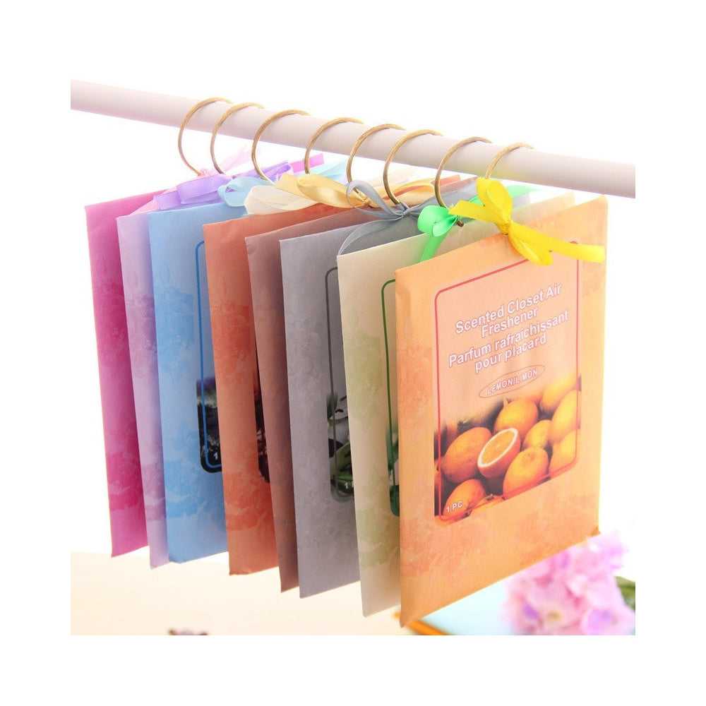 Trade Shop - Set 8 Pezzi Profumatori Profumo Ambiente Armadi Cassetti Buste Profumate -