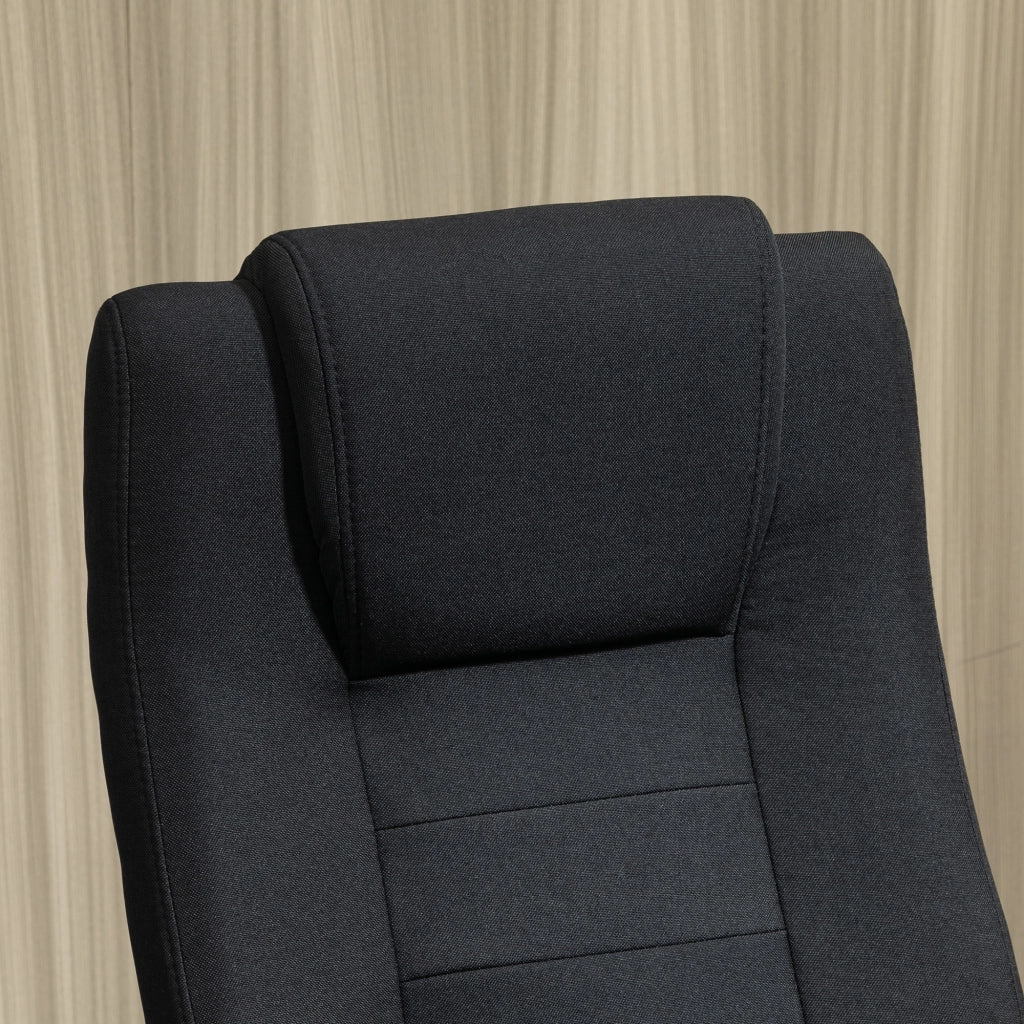 Sedia da Ufficio Ergonomica con Braccioli ¨C Minimal ¨C Tessuto Grigio
