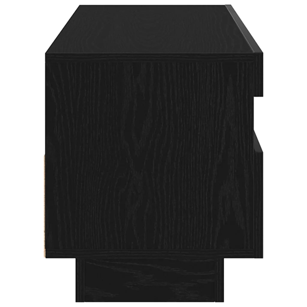 Mobile TV | Armadietto TV | Mobile Porta TV Rovere Nero 80 x 35 x 40 cm Legno multistrato