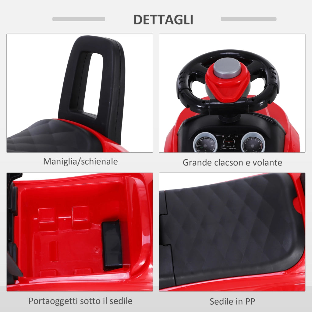 Macchina Cavalcabile per Bambini ¨C Minimal ¨C Rossa
