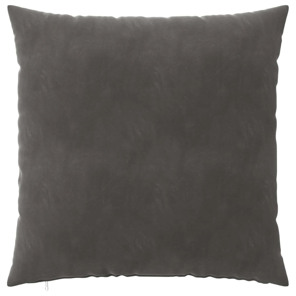 Federa 2 pcs HEERLEN Grigio Scuro 65 x 65 cm Velluto 912877