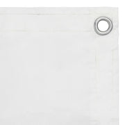 Paravento da Balcone-Pannello per balcone Bianco 90x500 cm in Tessuto Oxford