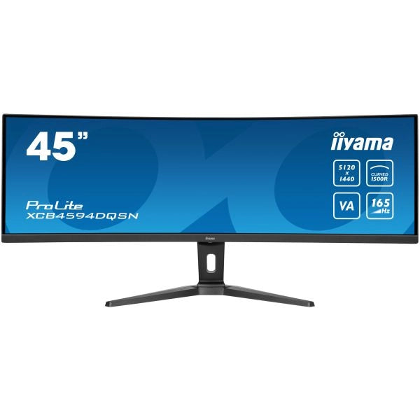 Iiyama g-master 45"lcd curved bus. uwqhd monitor pc 114,3 cm (45") 5120 x 1440 pixel dual qhd led nero - XCB4594DQSN
