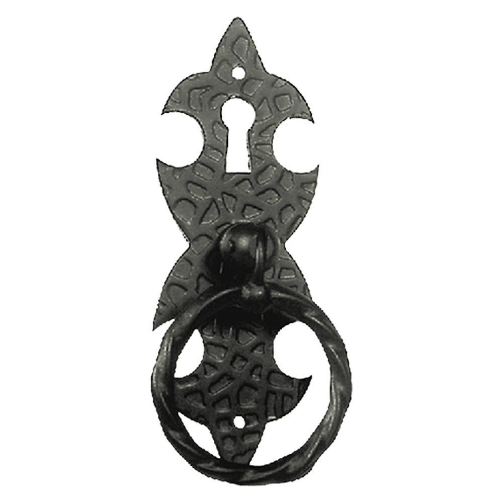 MANIGLIA AD ANELLO CON PIASTRA mm 45- 12 pezzi
