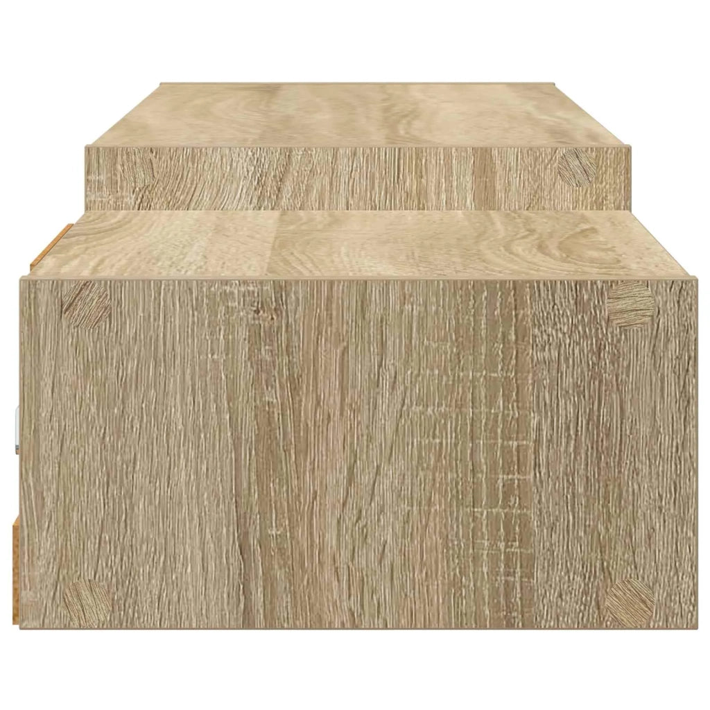 Mobile TV da Parete A parete-Credenza per TV sospesa Rovere Sonoma 180 x 28 x 21 cm
