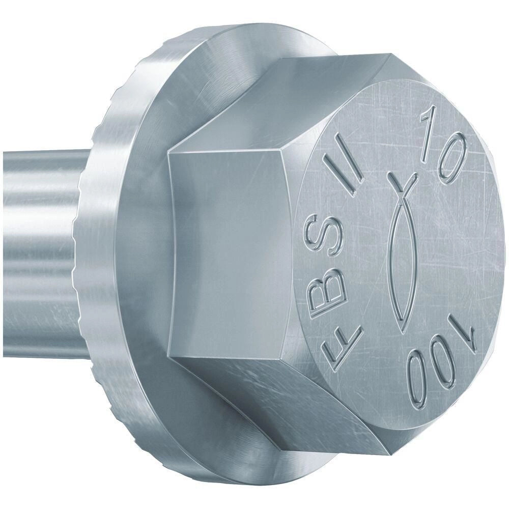 Fischer 536862 UltraCut FBS II Vite per Calcestruzzo 10x100 mm Testa Esagonale Flangiata Zona Sismica C1 C2 Zincato 50 pz