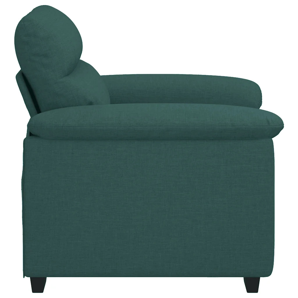 Poltrona Verde Scuro 100x81x84 cm in Tessuto 4105292