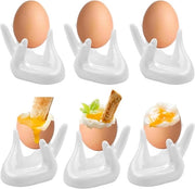 Egg-shaped ceramic utensils - Resistenti al lavastoviglie - 6 pezzi