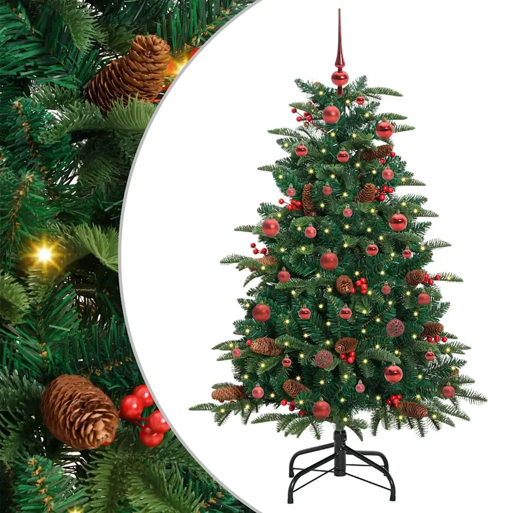 Albero di Natale artificiale con 150 LED Verde 150 cm 3395541