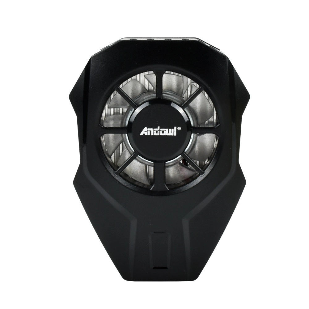 Trade Shop - Radiatore Di Raffreddamento Ventilatore Usb Led Rgb Ventola Smartphone Q-cl10 -