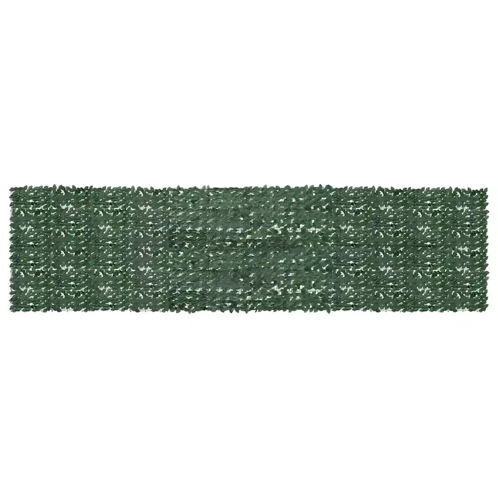 Schermo da balcone | Paravento da Balcone con Foglie Verde Scuro 600x150 cm