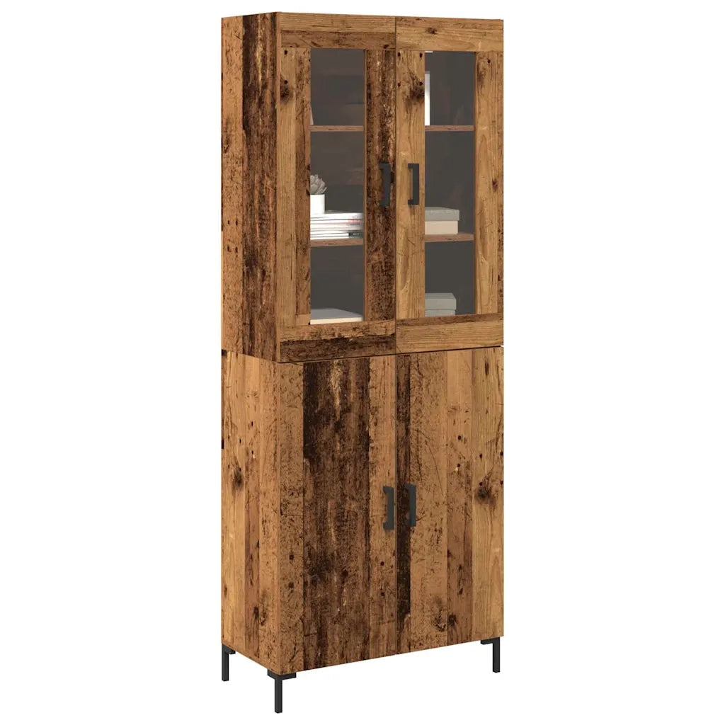 Credenza 2 pcs Legno vecchio 69,5 x 34 x 180 cm 3334349