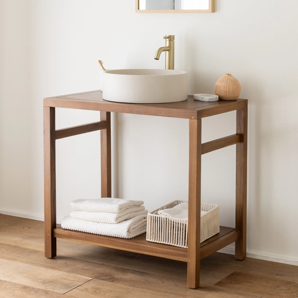 Mobiletto in teak 80cm DEWI