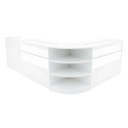 Set Banconi Bianco Eclipse LED 2 x C1200 LM60 TB60 con Serrature e Vetrina