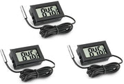 Termometro LCD Digitale con Sonda Esterna per Raffreddatore, Congelatore e Acquario