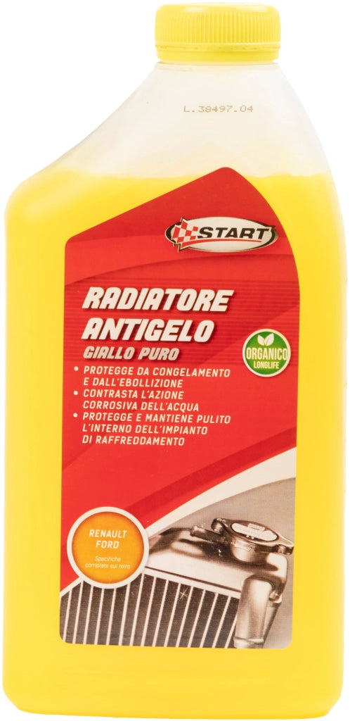 START Antigelo Giallo Puro 1L â€“ Fluido Radiatore Long Life Concentrato