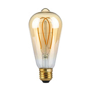 Bulbo da 5W ST64 Long Filament 1800k Amber Glass