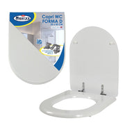 MAURY'S COPRI WC FORMA D BIANCO KIT INCLUSO 35 X 43