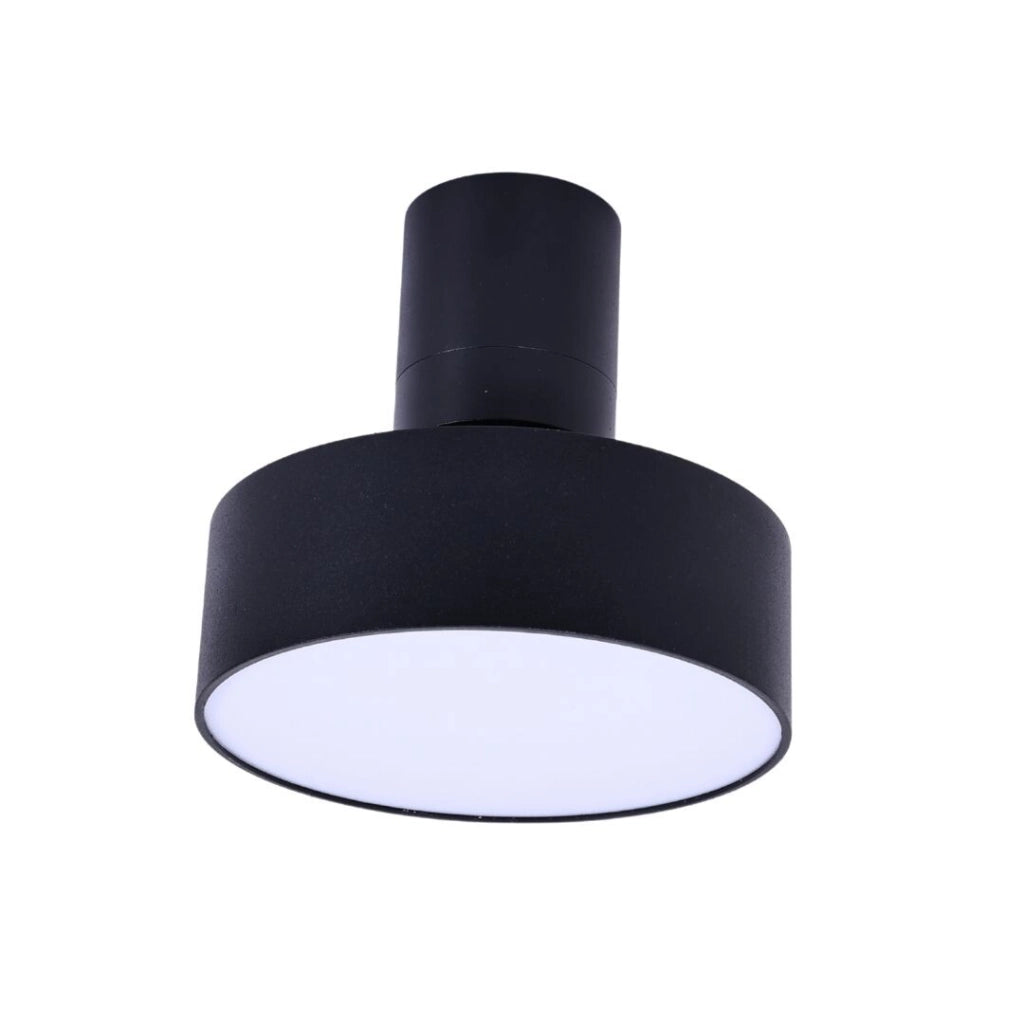 Faretto soffitto orientabile nero tondo Ø14 LED 16W