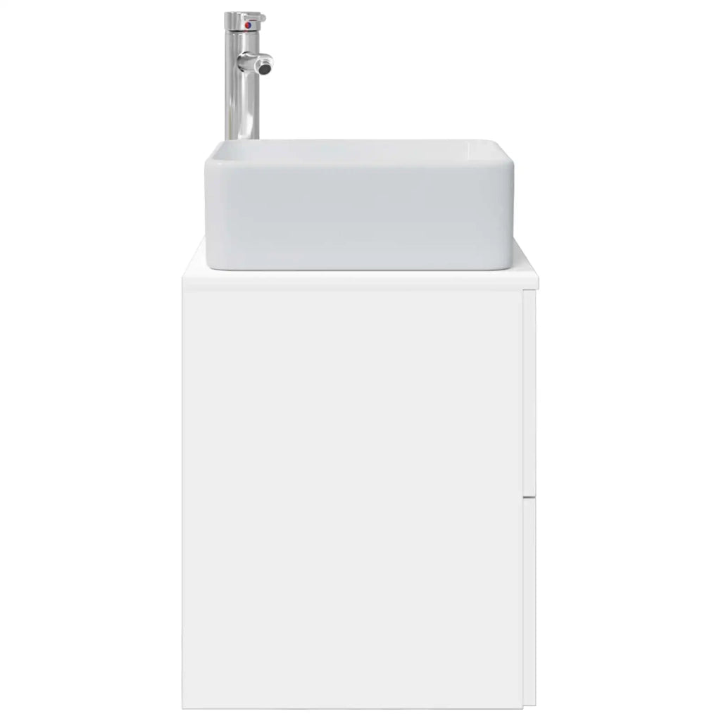 Mobile Lavabo da Parete Bianco 49,5 x 41 x 63 cm 890270