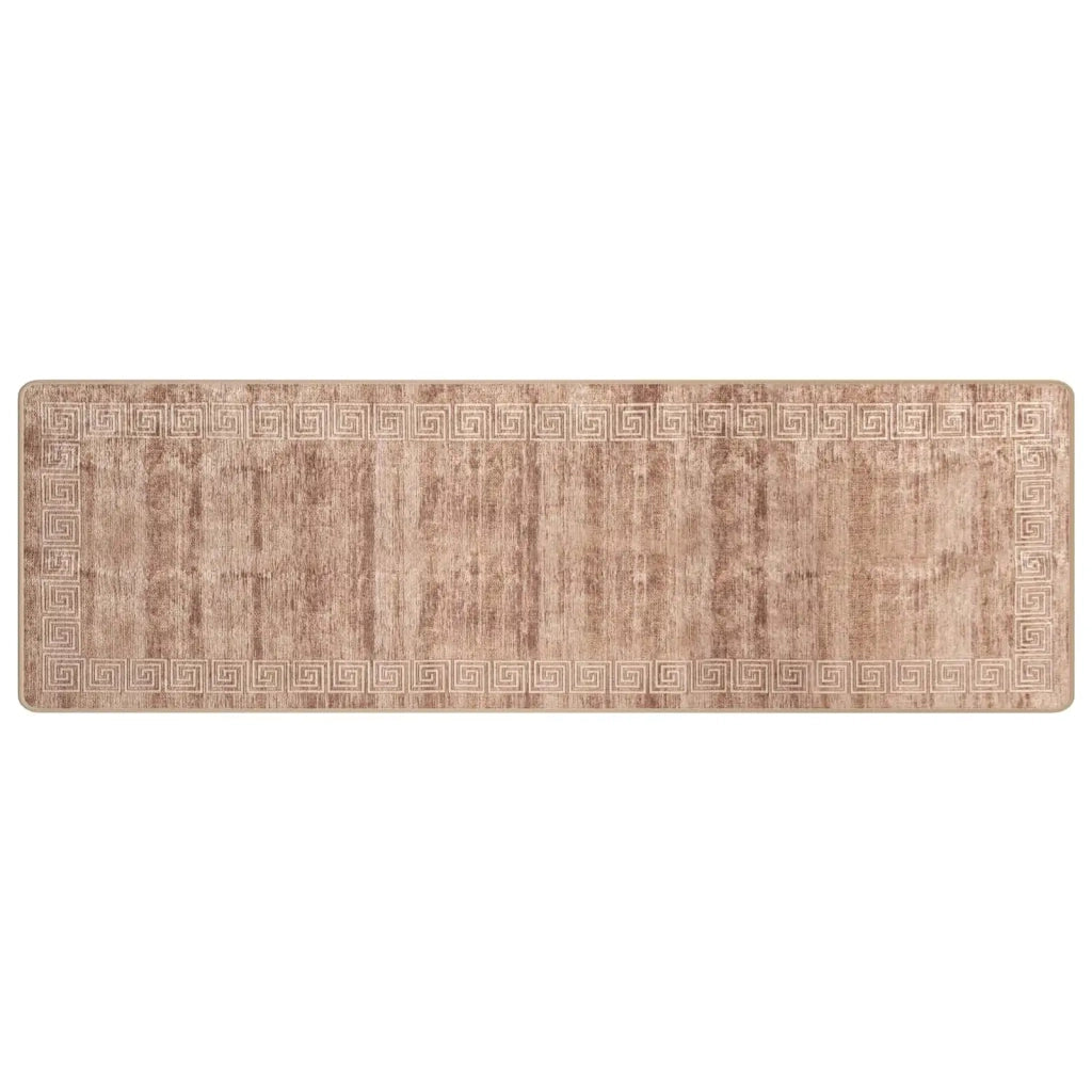 Runner Tappeto MARSA Bianco 80 x 250 cm Poliestere e PVC 42023310
