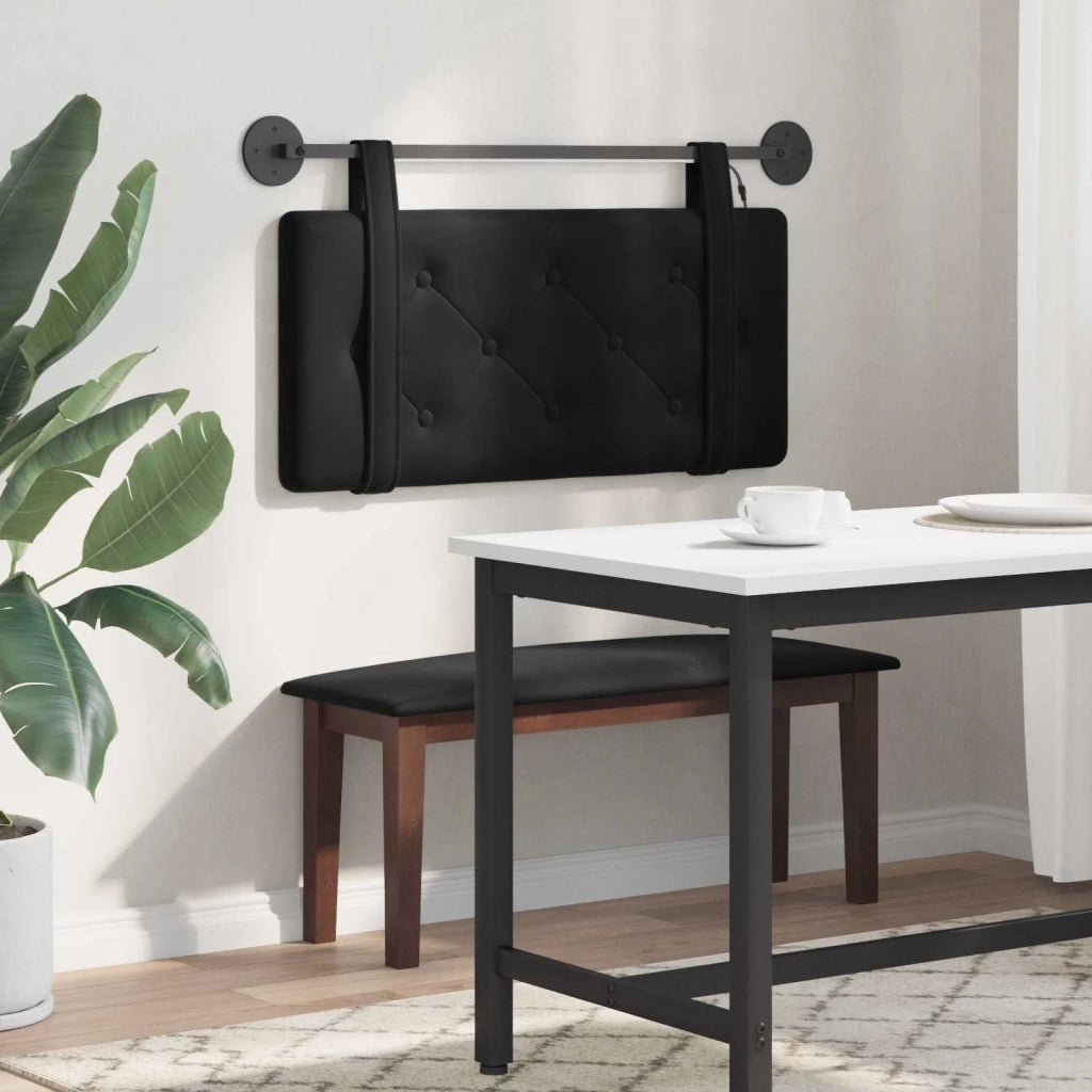 Testiera | Testata sospesa Con luce LED Nero Velluto