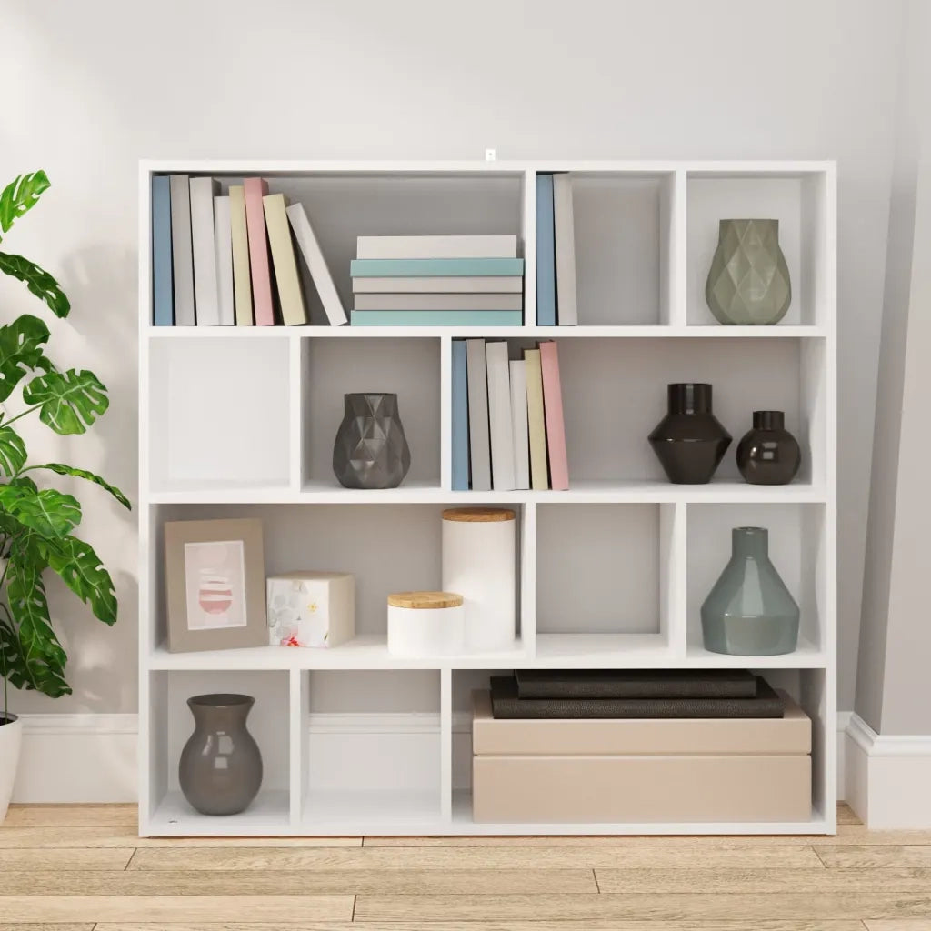 Divisorio-Paravento Bianco 105x24x102 cm