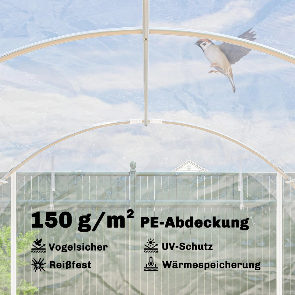 Serra Polytunnel ¨C Minimal ¨C Verde Trasparente 2x3x2m