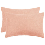 Federa 2 pcs HEERLEN Rosa 50 x 75 cm Bouclé 911665